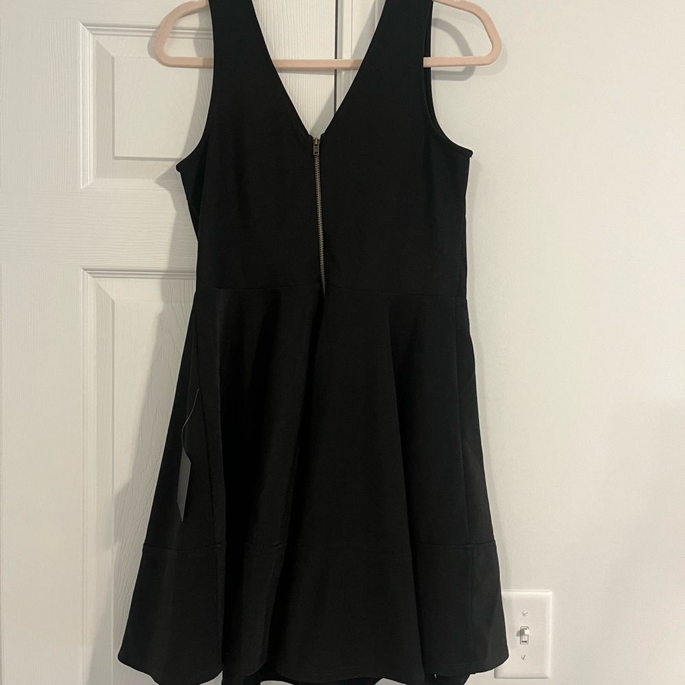 NWT Lulus Black Skater Dress - Picture 5 of 9